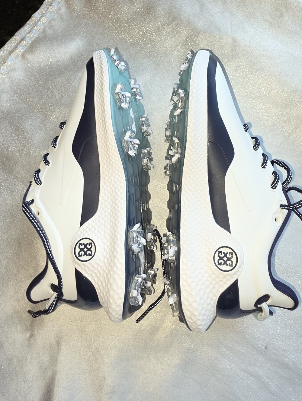 G/FORE MG4+ O2 G/LOCK Ladies Golf Shoes in Snow/Twilight Sz 9 - Picture 8 of 14